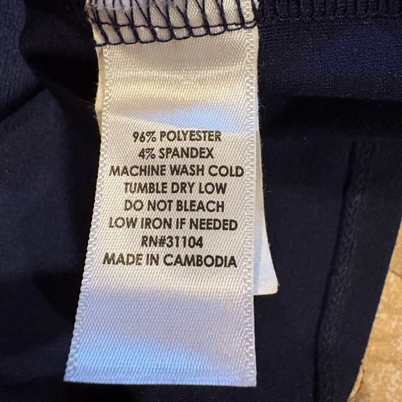 Kim Rogers Petite blue and white top women’s Xl - Picture 5 of 8